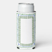 Chinoiserie Ginger Jar Topiary Slim Seltzer Seltzer Blikjeskoeler (Seltzer Voorkant)