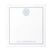 Chinoiserie Ginger Jar Vase Gepersonaliseerd Notit Notitieblok (Voorkant)