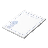 Chinoiserie Ginger Jar Vase met Notitieblok bloeme (Linkerzijde)