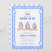 Chinoiserie Ginger Jar Vrijgezellenfeest | Tea Par Kaart (Voorkant / Achterkant)