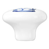 Chinoiserie Ginger Jar White Keramische Knop (Zijkant)