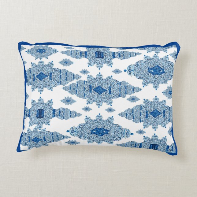 Chinoiserie Ginger Jars Jar Chinees Accent Kussen (Achterkant)