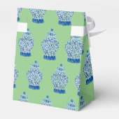Chinoiserie Green Blue Ginger Jar Bag Bedankdoosjes (Achterkant)