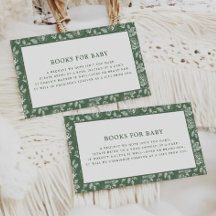 Chinoiserie groene toile babyshower