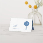 Chinoiserie Hanging Lantern Motif ID1094 Plaatskaartje (Voorkant)