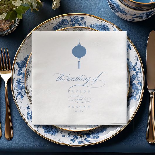 Chinoiserie Hanging Lantern Motif ID1094 Servet