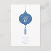 Chinoiserie Hanging Lantern Motif Table No. ID1094 Kaart (Voorkant)