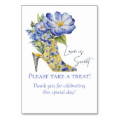 Chinoiserie High-Heel Schoen Liefde is Lief Teken Kaart (Achterkant)