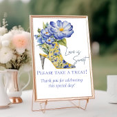 Chinoiserie High-Heel Schoen Liefde is Lief Teken Kaart