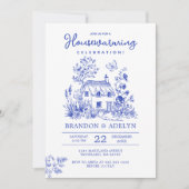 Chinoiserie Housewarming Party Home Sweet Home Kaart (Voorkant)