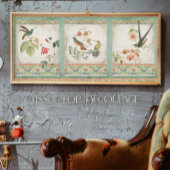 Chinoiserie Hummingbird Elegant Floral Decoupage Tissuepapier