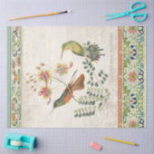  Chinoiserie Hummingbird Floral Decoupage Tissuepapier (Craft)