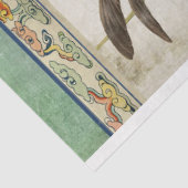 Chinoiserie Hummingbird  Floral Decoupage Tissuepapier (Detail)