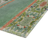 Chinoiserie  Hummingbird's in Flowers Coral Snijplank (Hoek)