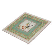 Chinoiserie  Hummingbird's in Flowers Coral Tegeltje (Zijkant)