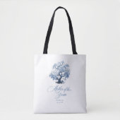 Chinoiserie Huwelijksboom Motief Moeder Bruidegom Tote Bag (Voorkant)