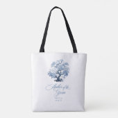 Chinoiserie Huwelijksboom Motief Moeder Bruidegom Tote Bag (Achterkant)