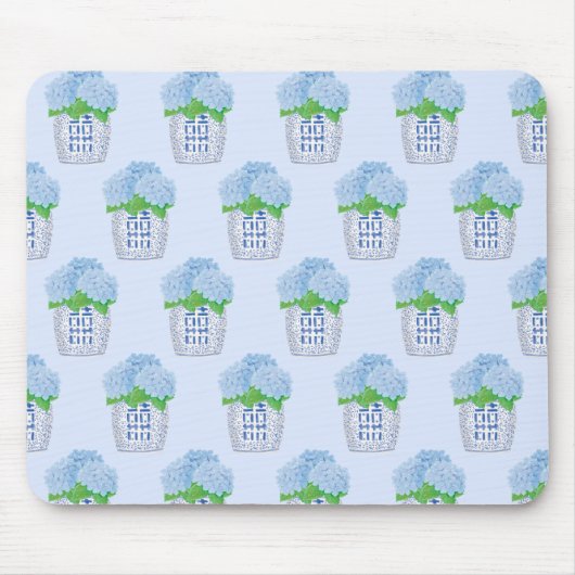 Chinoiserie Hydrangea Muismat (Voorkant)