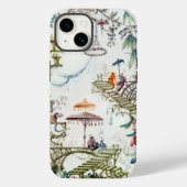 Chinoiserie iPhone Case Aziatische telefoonhoes (Achterkant)