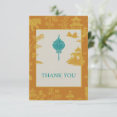 Chinoiserie kaart (Staand voorkant)