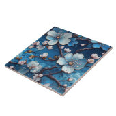 Chinoiserie Kersenbloesem Bloemen Japanse Bloemen Tegeltje (Zijkant)