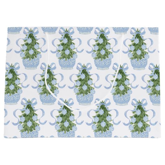 Chinoiserie Kerstboom Groot Cadeauzakje (Voorkant)