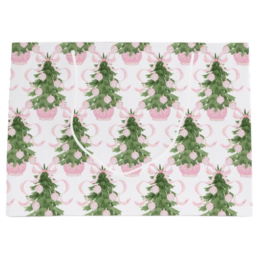 Chinoiserie Kerstboom Groot Cadeauzakje (Voorkant)