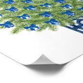 Chinoiserie Kerstboom Kunstprint Poster (Hoek)
