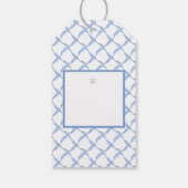 Chinoiserie kerstboom - Label // Aangepaste naam Cadeaulabel (Achterkant)