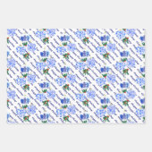 Chinoiserie-kerstfeestpatroon Inpakpapier Vel (Voorkant 2)