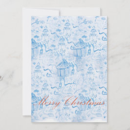 Chinoiserie Kerstkaart Kaart