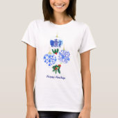 Chinoiserie-kerstsieraden T-shirt (Voorkant)