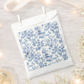 Chinoiserie Kraan Blauwe Bedankzakje (Geknipt)