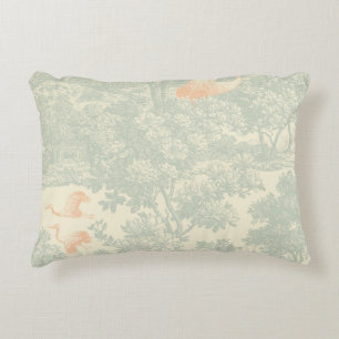 Chinoiserie Kraanvogel Toile Botanische Aziatische Accent Kussen