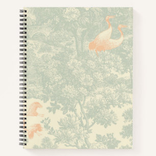 Chinoiserie Kraanvogel Toile Botanische Aziatische Notitieboek