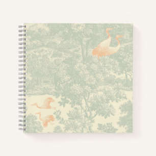 Chinoiserie Kraanvogel Toile Botanische Aziatische Notitieboek