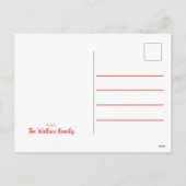 Chinoiserie Krans, Blauw & Wit Grandmillenial Feestdagenkaart (Achterkant)