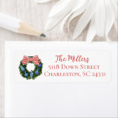 Chinoiserie Krans, Grandmillenial Kerstmis Etiket (Insitu)