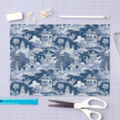 Chinoiserie Landschapsschilderij Decoupage Tissuepapier (Craft)