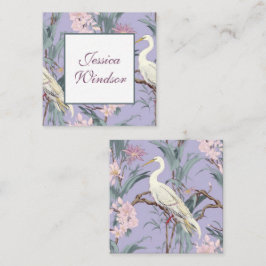 Chinoiserie Lavendel Floral Gret Gift Enclosure Notitiekaartje