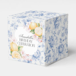 Chinoiserie Lemon Tea Party Verjaardag Dessert Bedankdoosjes
