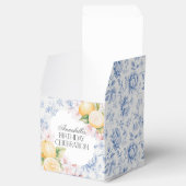 Chinoiserie Lemon Tea Party Verjaardag Dessert Bedankdoosjes (Geopend)