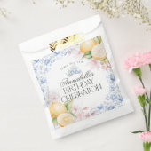 Chinoiserie Lemon Tea Party Verjaardag Dessert Bedankzakje (Gezegeld)