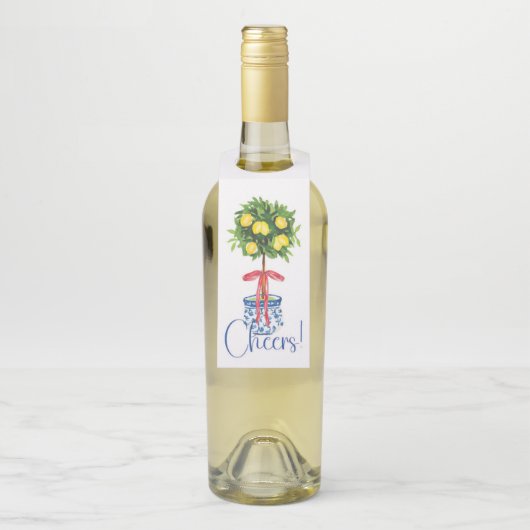 Chinoiserie Lemon Topiary Tree Flessenhanger (Op fles)