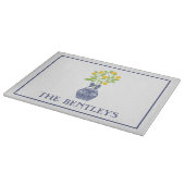 Chinoiserie Lemon Tree - Aangepast snijvlak Snijplank (Hoek)