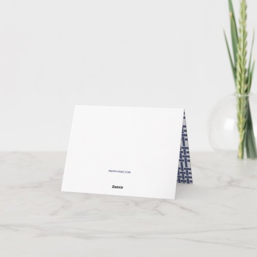 Chinoiserie Lemon Tree - Aangepaste notitiekaarten (Achterkant)