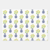 Chinoiserie Lemon Tree Gift Wrapping Sheets Inpakpapier Vel (Voorkant)