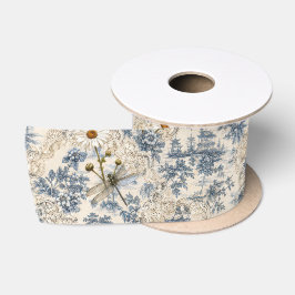 Chinoiserie Libellen, Kant en Madeliefjes Satijnen Lint
