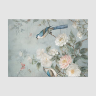 Chinoiserie Light Blue Natuur Tissuepapier
