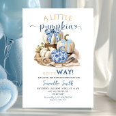 Chinoiserie Little Pumpkin Baby shower Kaart